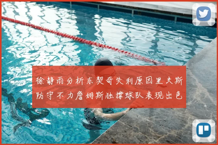 徐静雨分析东契奇失利原因里夫斯防守不力詹姆斯独撑球队表现出色